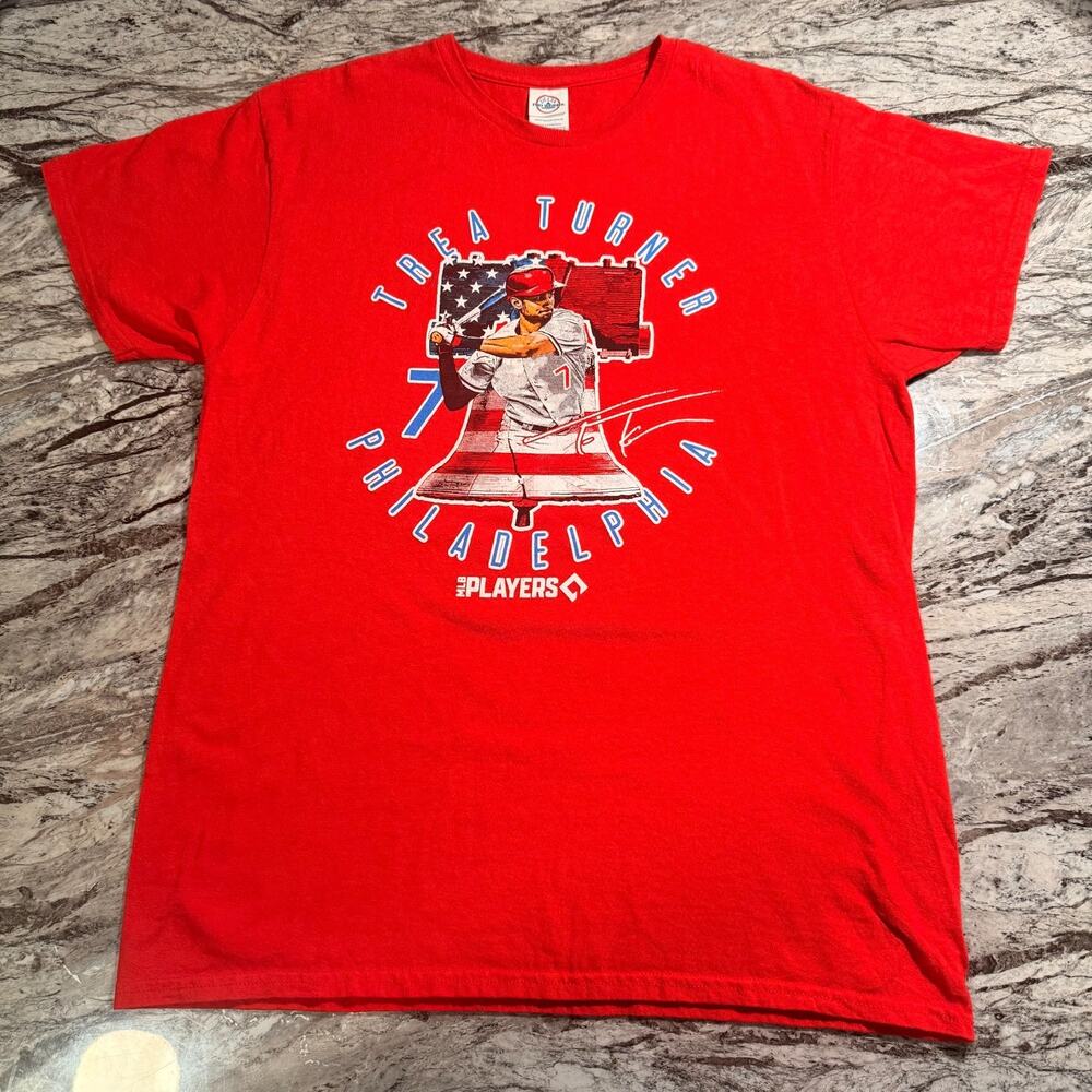 Delta Pro Weight Men's T-Shirt Short Sleeve Tee - RED - LARGE